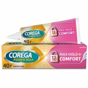 Corega Max Hold & Comfort Στερεωτική Κρέμα Τεχνητής Οδοντοστοιχίας, 40g